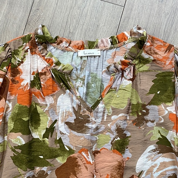 Autumn Floral Women's Blouse - Picture 2 of 5